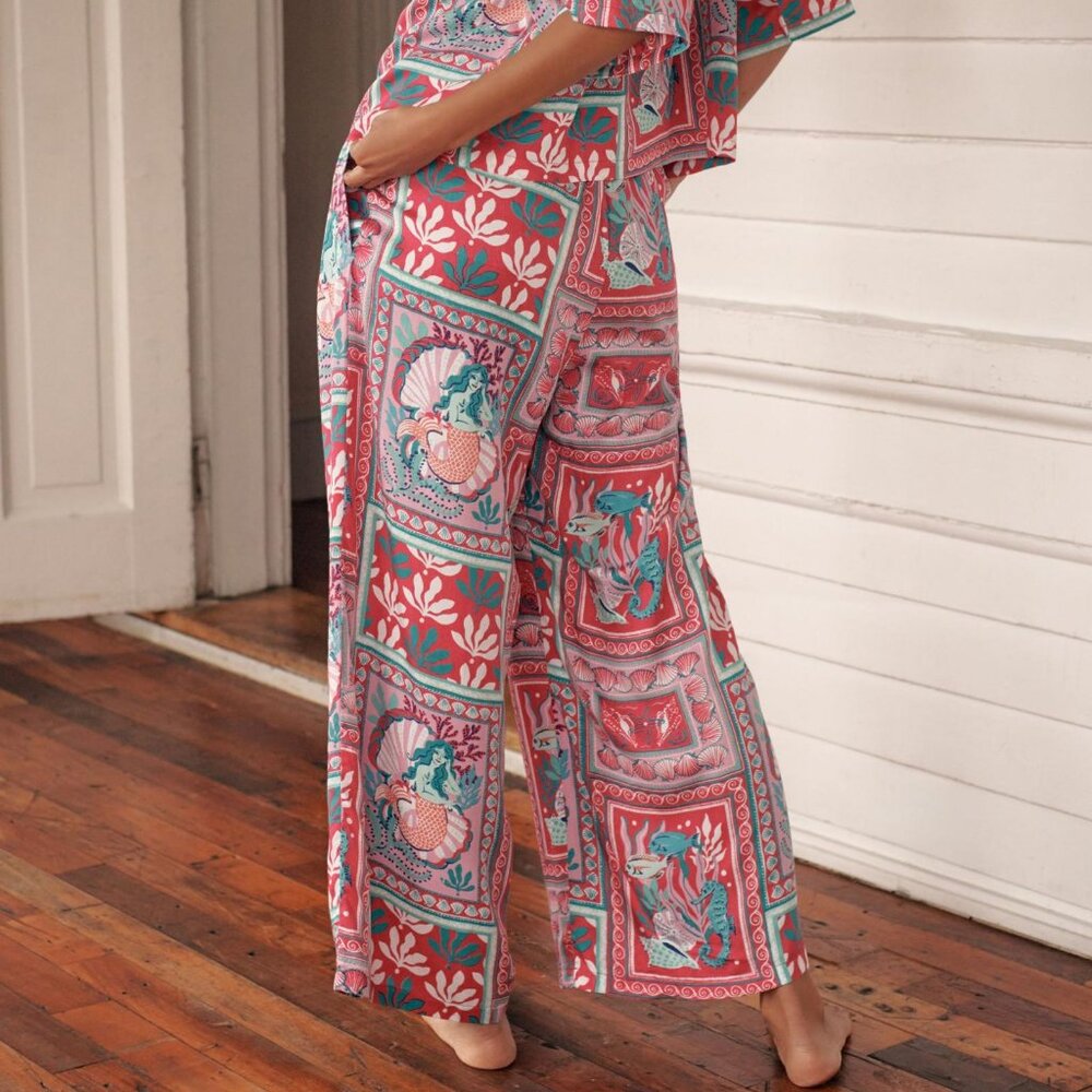 Printfresh Tidal Tape Luxury Pajama Set - Picture 3 of 6